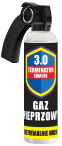 gaz pieprzowy gaśnica terminator 3.0 chmura 400 ml